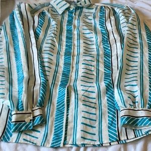 Alfred dunner long sleeve blouse